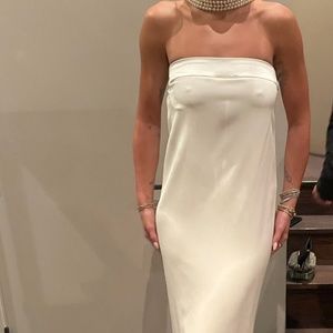TOM FORD Silk Strapless Gown